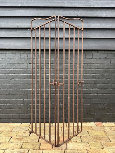 Antique wrought iron fold - antique, bi-fold