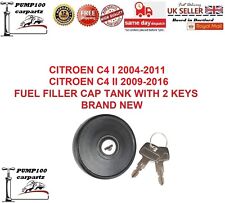 FUEL CAP FOR CITROEN C4 MK1 MK2 04-16 PETROL DIESEL FILLER LOCKING TANK & KEYS 