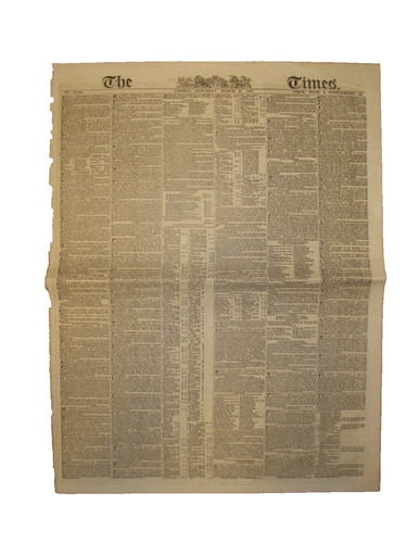 Original the times newspaper - the,