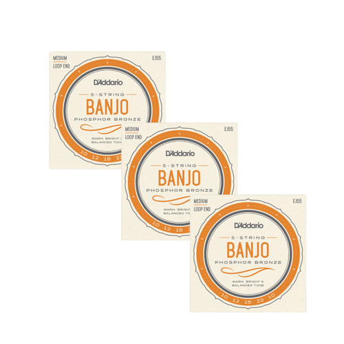 Addario ej55 medium banjo - medium,