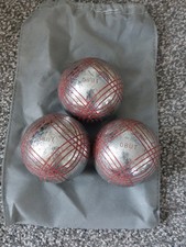 3 x PETANQUE BOULES..By