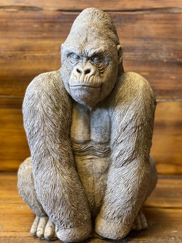 Stone garden large silverback - stone,