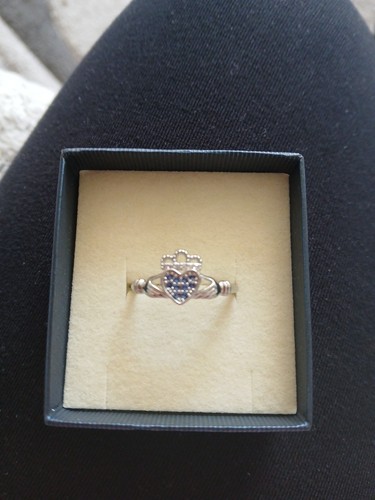 Claddagh ring with - claddagh,
