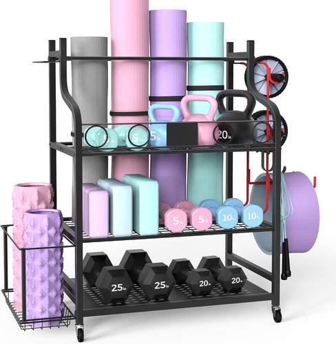 Dumbbell rack with wheels - rack,