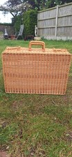 Vintage 1960s picnic basket - vintage,