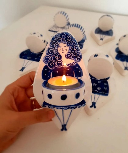 Wall candle holder - holder, drying
