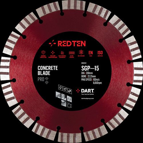 Dart concrete diamond blade - concrete,