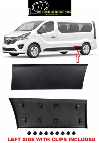 Fits vauxhall vivaro left - vivaro, side