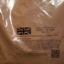 24 Hour Ration Pack MRE/ORP