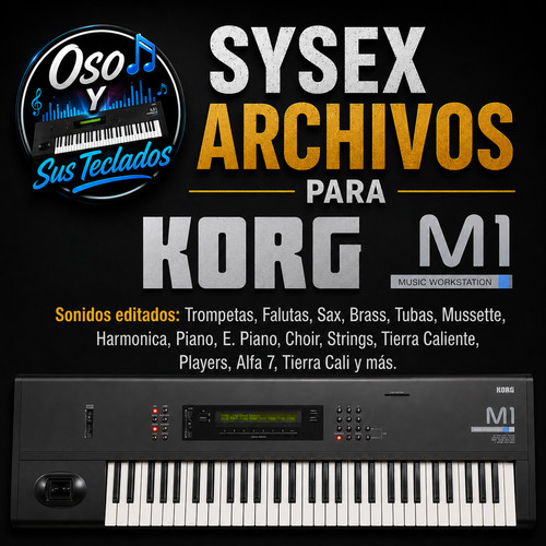 Korg sonidos editados sysex - korg,