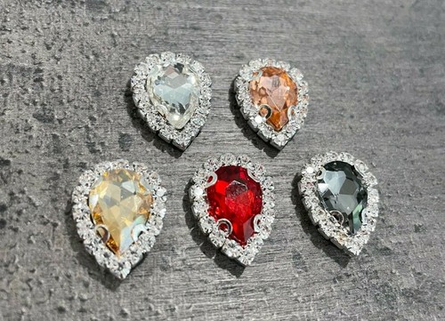 10pcs teardrop flatback - 5/10pcs,