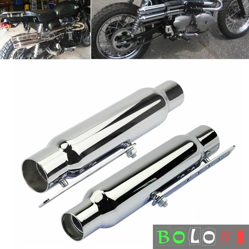 Chrome motorcycle shorty - motorcycle,