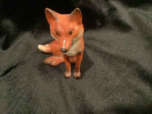 Beswick england ceramic fox - beswick,