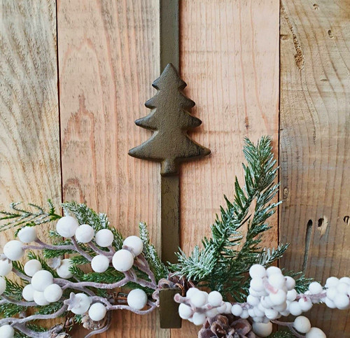 Rustic iron wreath - rustic,