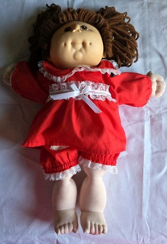 Brown hair eye - hair, handmade