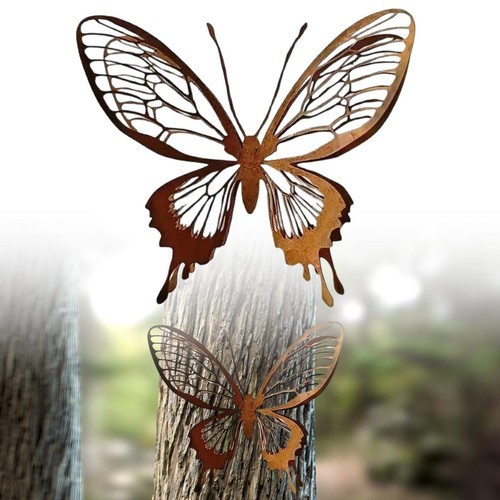 Metal butterfly garden - 1x,