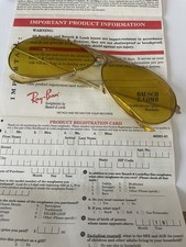 Ray-Ban Gold Frame Shooter