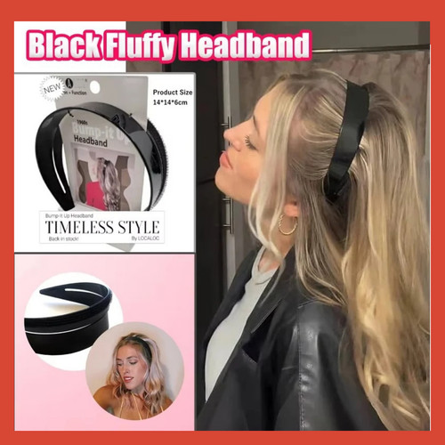 Bump hairband plastic - up,
