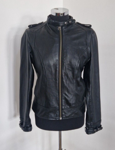 Mango leather jacket - , l