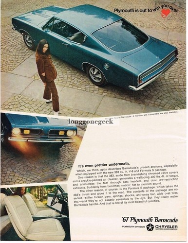 1967 plymouth barracuda s - plymouth,