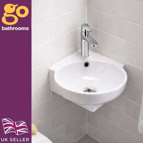 Wall hung corner cloakroom - hung,