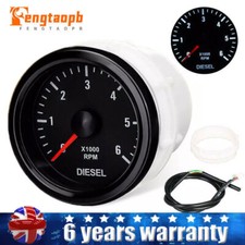 12V 52mm 0-6000RPM (On dash)
