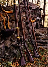 1971 Vintage Print Flintlock Musket Rifle French Dutch German 18th Century