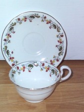 Set 8 Vintage Aynsley Duos ~ Floral Cup & Saucer ~ Hand Painted ~ Lovely Shape