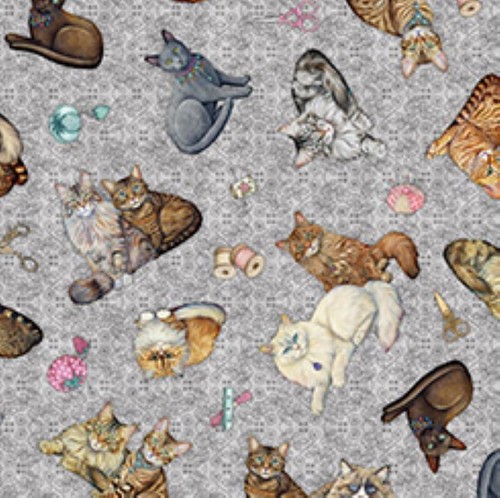 Cats quilt room - cats, kitties