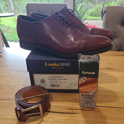 Loake 1880 strand burgundy - loake,