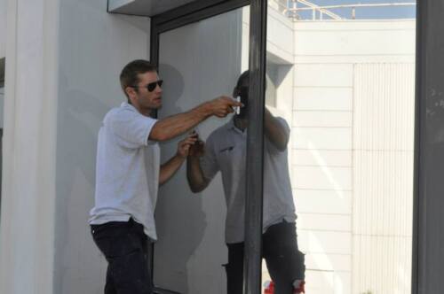 External mirror silver one - mirror,,
