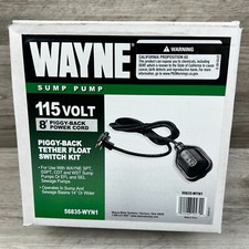 Wayne 56835-WYN1 8ft Piggy-back Tether Float Switch Kit Sump And Sewage Pumps