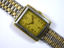 Vintage Elgin Tank Rare 2 Tone