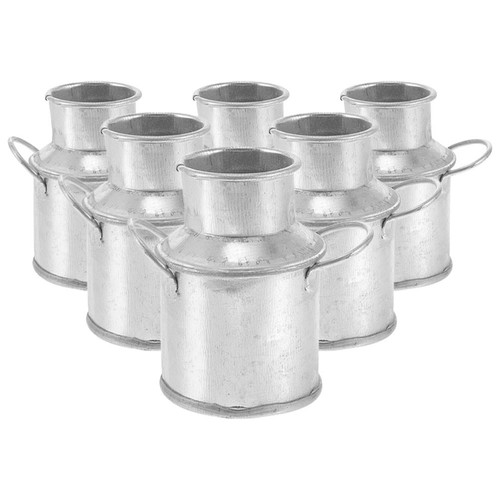 6pcs small galvanized - 6pcs,