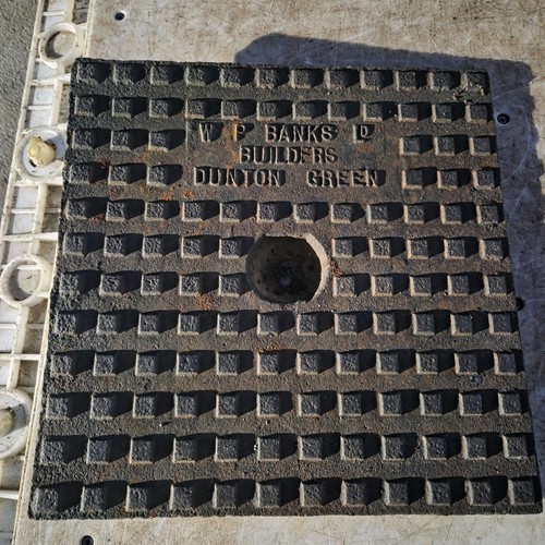 Cast iron manhole - cover, 495mm