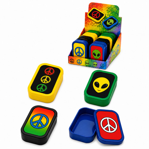 Small plastic tobacco - plastic, tin