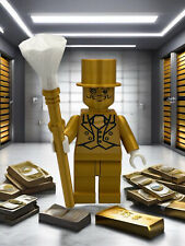 Mr Gold - 3D printed 9" Lego inspired rare XL Mini Figure