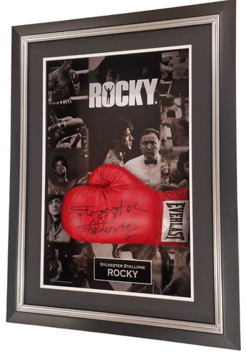 Rare sylvester stallone signed - rare,