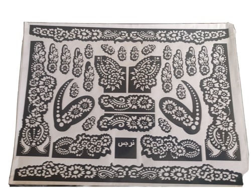 New henna stencil mehndi - henna,