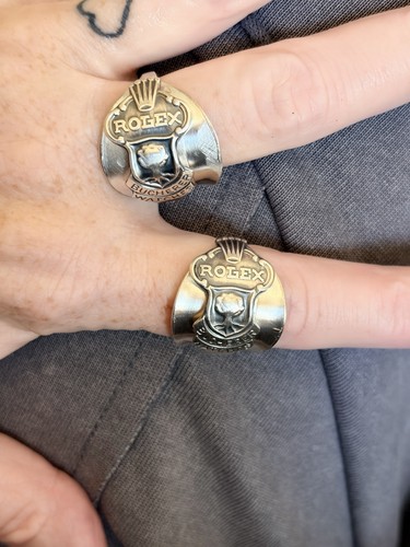 Rolex spoon rings each - rolex,