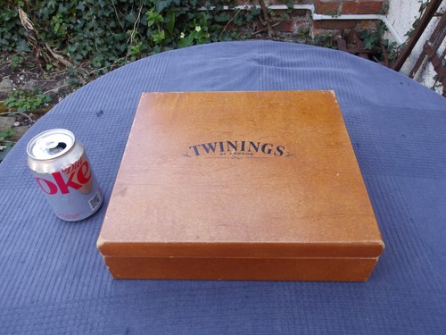 Vintage wooden twinings - vintage,