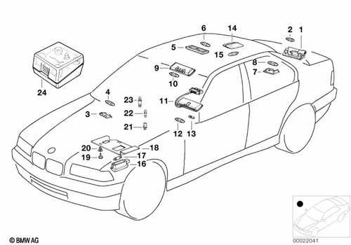 Bmw genuine light - light, bulb