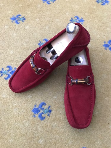 Gucci loafers suede shoes - gucci,