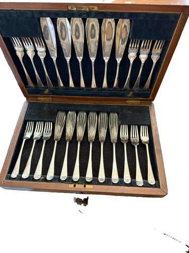 Antique victorian epns fish - victorian,