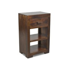 SOLID MANGO WOOD SIDE TABLE-