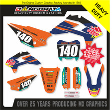 STOMP 140 160 Z3 MINI PIT BIKE GRAPHICS DECALS STICKERS CUSTOM NAME NUMBER