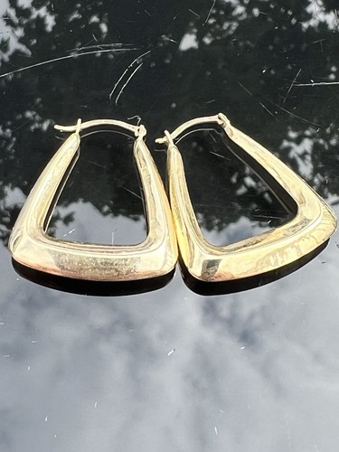 9ct yellow gold - yellow, creole