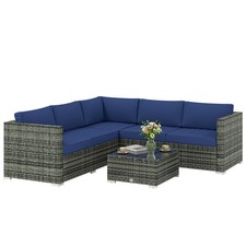 Outsunny 4 Pieces Rattan