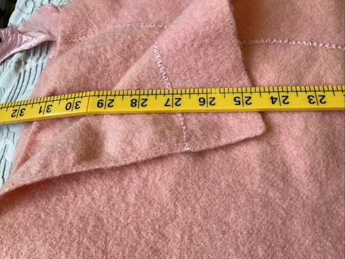 Peach 100 pure wool - 100%, blanket