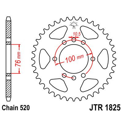 Sprockets ring - jt,